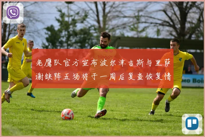 老鹰队官方宣布波尔津吉斯与里萨谢缺阵五场将于一周后复查恢复情况